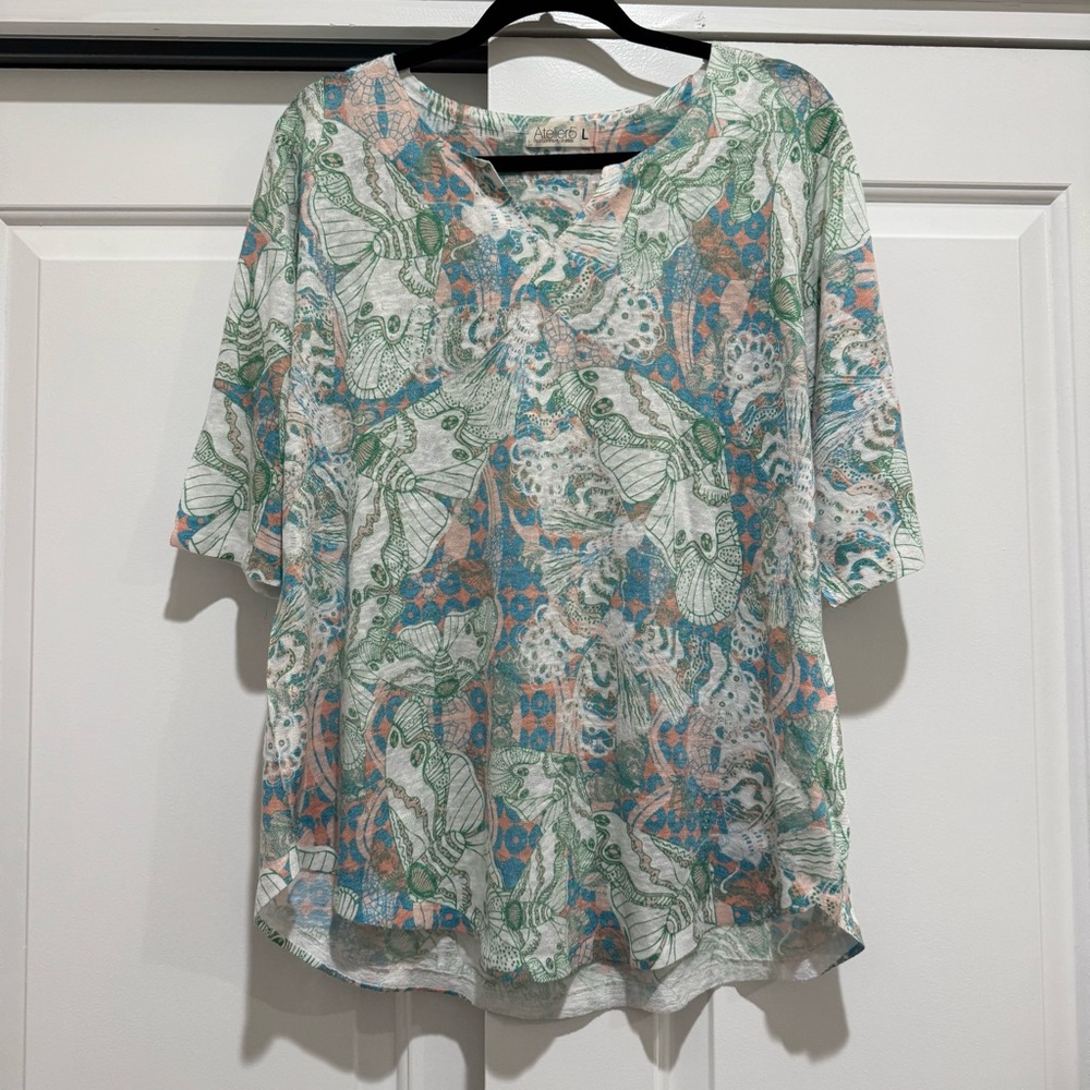 atelier 5 gozde yilmaz - women’s colorful blouse, Large